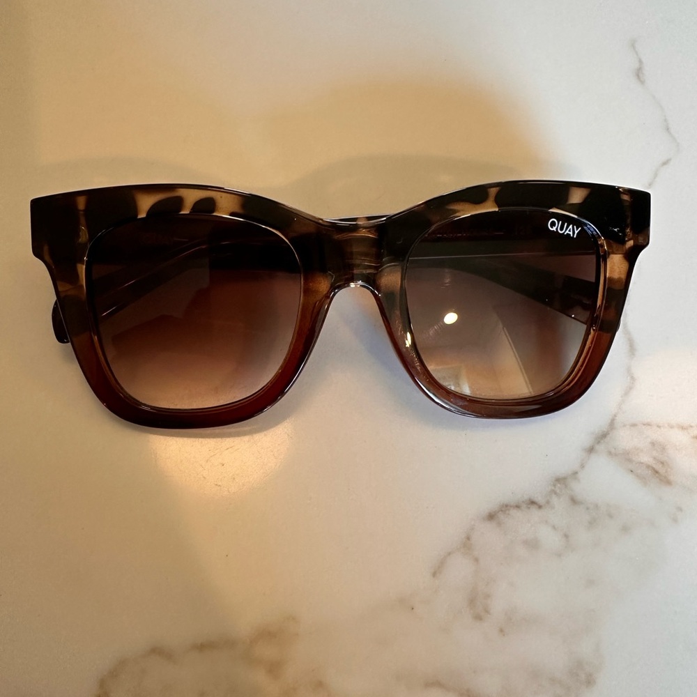 Quay Tortoise Shell Sunglasses